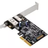 SilverStone ECU03 - USB adapteris - PCIe 2,0 x2 Low Profile - USB-C 3,1 x 1 + USB-C x 1 (SST-ECU03)