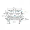 TB TV sienas stiprinājums TB-43P 26-55 55 kg VESA 400x400 (TB-43P)