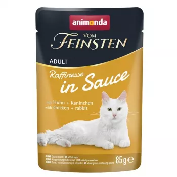 ANIMONDA VF Raffinesse mērcē ar vistu+trušu 85g