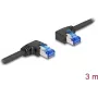 Tīkla kabelis DeLOCK RJ45 Cat.6A S/FTP 3m Melns