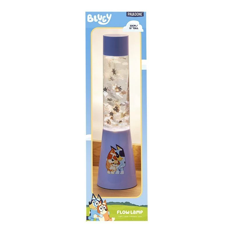 Galda lampa Paladone Bluey GloBuddies Flow Lamp — tēmas nakts gaisma ar LED