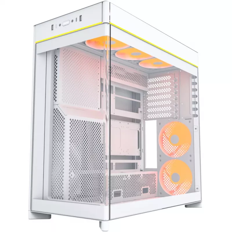 PC korpuss Montech HS02 PRO Midi Tower balts
