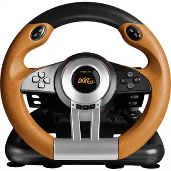 Stūre + pedāļi Speedlink DRIFT O.Z. melni pelēki oranži