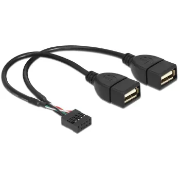 Iekšējais USB kabelis DeLOCK 83292 0.2 m, sieviešu-sieviešu
