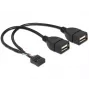 Iekšējais USB kabelis DeLOCK 83292 0.2 m, sieviešu-sieviešu