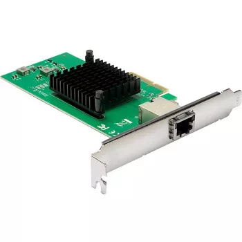 Inter-Tech ST-7267 PCIe RJ-45 10 Gbit/s saskarnes karte Zaļa Sudraba