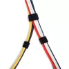 LABEL THE CABLE LTC PRO Roll Strap, abpusējs āķu un cilpu rullis, 25 m melns