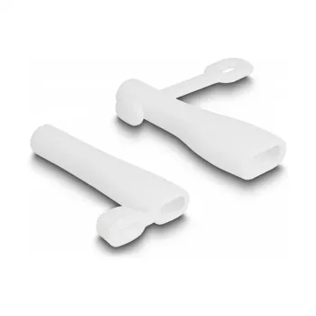 DeLOCK putekļu aizsargs USB Type-A vīrišķajam un USB Type-C vīrišķajam savienotājam komplekts 2 gab. balts
