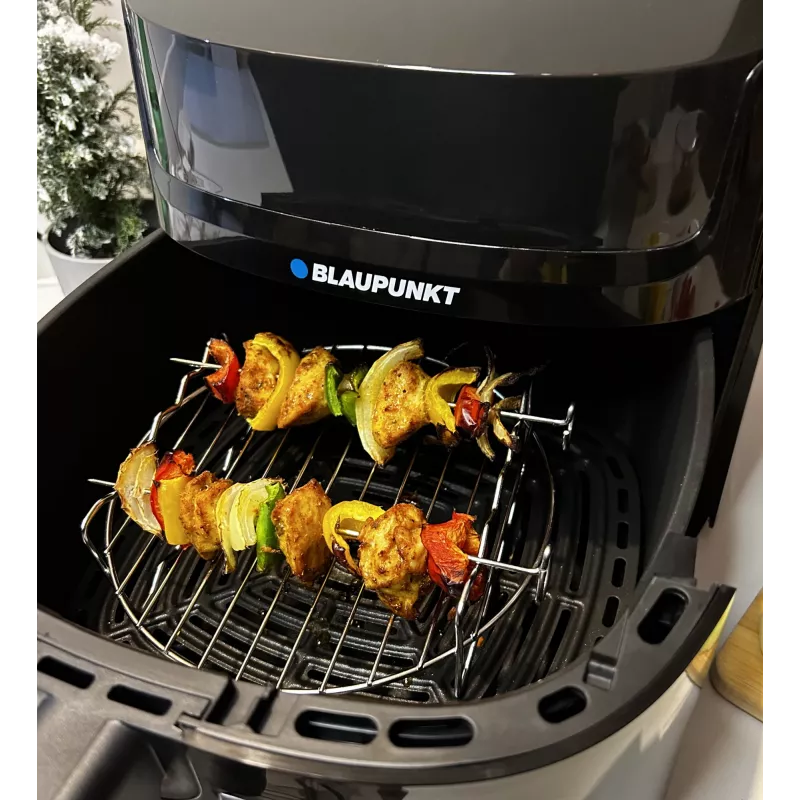 Gaisa fritieris BLAUPUNKT AFD712 — 7,2 L tilpums, 1800 W, digitāla skārienvadība, 40–200 °C, 60 min taimeris