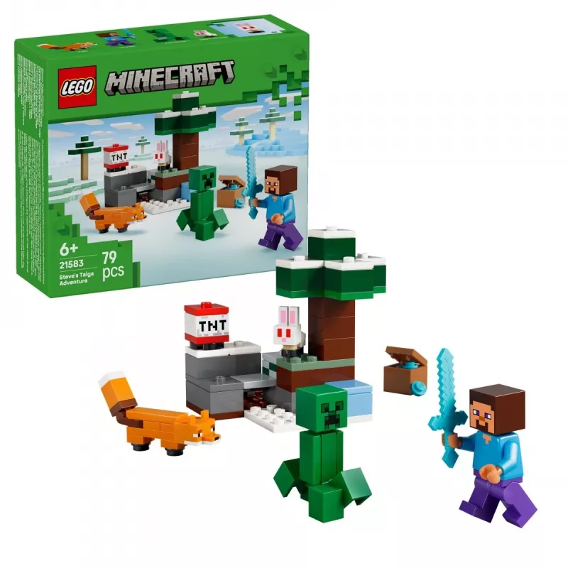 LEGO MINECRAFT 21583 Stīva taigas piedzīvojums