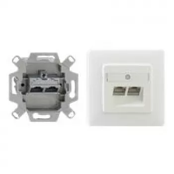 RJ-45 kontaktligzda Rutenbeck 136112070 Balta