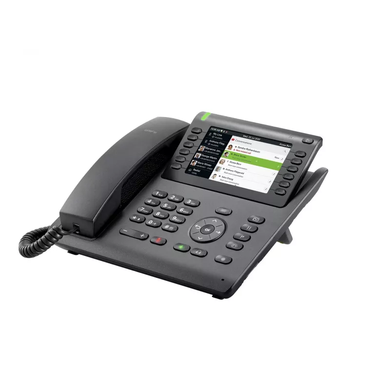 Unify OpenScape Desk Phone CP700 IP telefons melns TFT