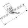 Transportieris ks tools modelis 300.0207, universālais transportieris 300 mm