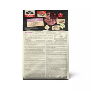 ACANA Singles ar zāli barots jērs - sausā suņu barība - 2 kg