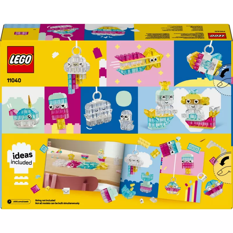 LEGO CLASSIC 11040 Burvīgā caurspīdīgā kaste