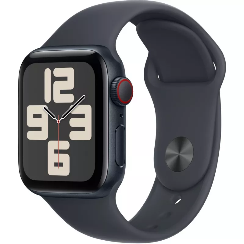 Apple MAX94ZM/A Sport Band Siksna Viedpulkstenim Melna Fluoroelastomērs 130-180 mm