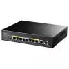 Cudy GS1010PE tīkla komutators Gigabit Ethernet 10 porti PoE Melns