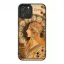 Telefona maciņš man and wood iPhone 12 / 12 Pro — Zodiac Melns
