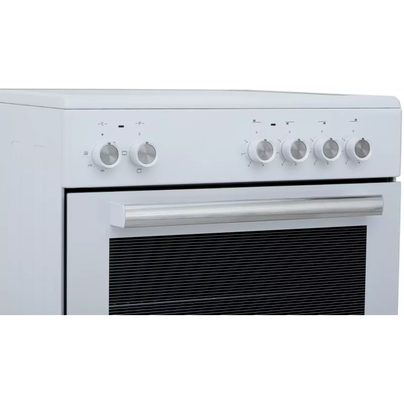Simfer 6043SEDBB Brīvi stāvoša elektriskā plīts, 62 L, Balta