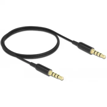 Audio kabelis DeLOCK 66075 0.5 m 3,5 mm melns