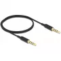 Audio kabelis DeLOCK 66075 0.5 m 3,5 mm melns