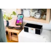 Torņa skaļrunis JVC RD-E874B Bluetooth 20W Melns Sudraba – uz grīdas novietojama audio sistēma