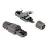 Tīkla kabelis DeLOCK RJ45 spraudnis Cat.8.1 STP bez instrumentiem Melns