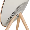 Beosound A9 5. paaudzes skaļrunis Gold Tone (aizmugure smilšu krāsā/pārsegs zelts/kājas baltais ozols)