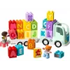 Konstruktors LEGO DUPLO 10421 ABC kravas automašīna, 36 gabali, 2 minifigūras, vecumam no 2 gadiem, izmēri 110×140×70 mm