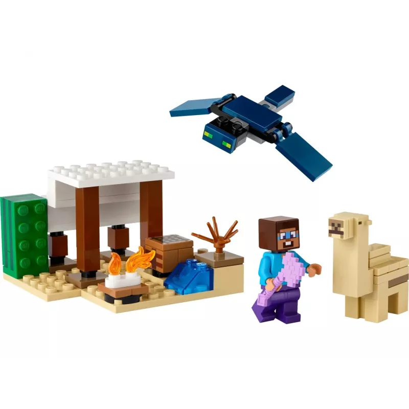 Lego Minecraft 21251 Stīva tuksneša ekspedīcijas rotaļu bioma komplekts