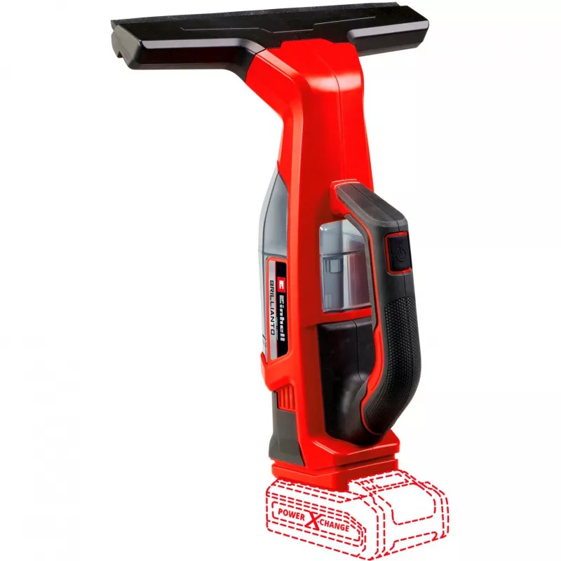 Einhell BRILLIANTO elektriskais logu tīrītājs 0,3 L Melns, Sarkans
