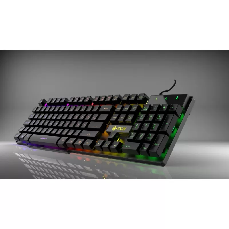 Incase Gaming Keyboard IKG-446 Regenbogen, RGB, vācu izkārtojums, mazumtirdzniecība