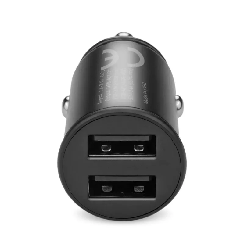 Automašīnas lādētājs everActive CC-25 — 2x USB pieslēgvietas, 12W kopējā jauda, 12V–24V transportlīdzekļa barošana