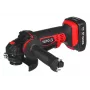 Leņķa slīpmašīna YATO YT-82826, 18V Li-Ion 2Ah, 125 mm disks, 10 000 apgr./min, M14 vītne, bezinstrumentu regulējams aizsargs