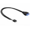 Delock 83095 USB kabelis melns