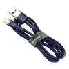 Lightning kabelis Baseus CALKLF-CV3 2m zils zelta