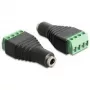 Kabeļa savienotāja adapteris DeLOCK 65457 3,5 mm 4 kontaktu Melns Zaļš