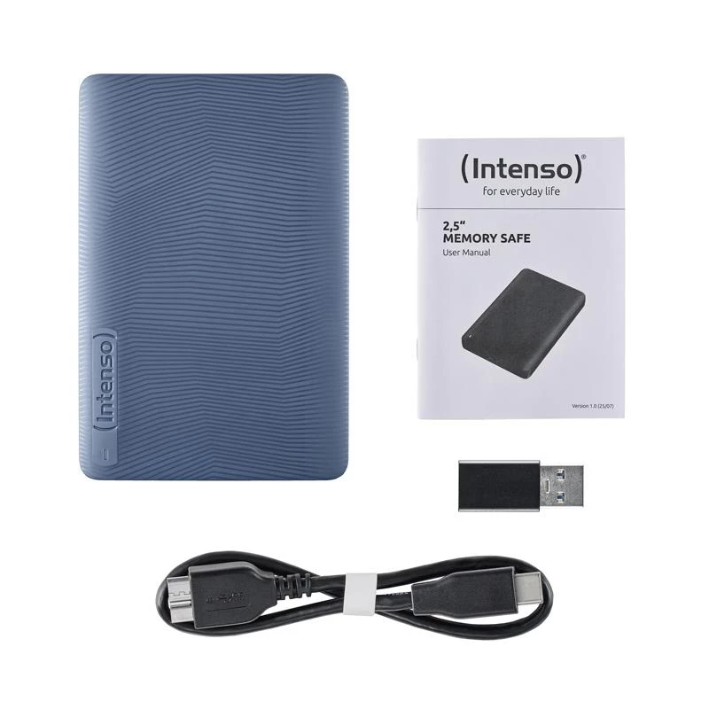 Ārējais cietais disks | INTENSO | 1000 GB | Krāsa: zila | 6029565