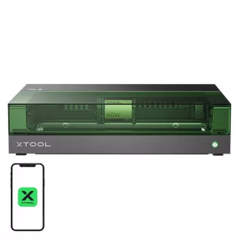 Lāzera gravieris 2-in-1 xTool S1 40W - Viss-vienā komplekts (Melns)