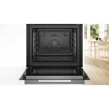Bosch Serie 8 HBG7722B1 cepeškrāsns 71 l 3600 W melna