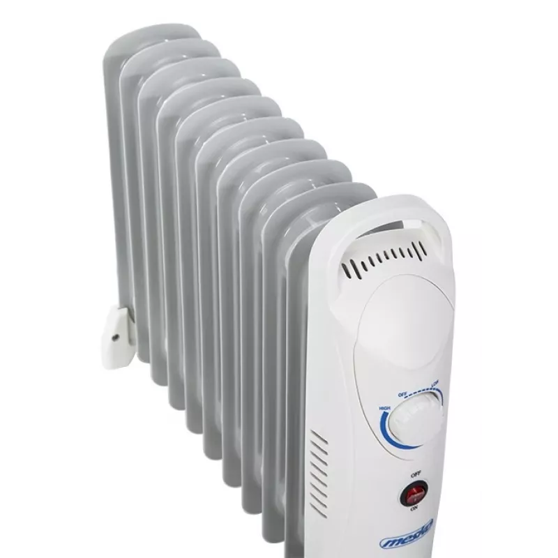 Mesko MS 7806 elektriskais sildītājs Eļļas elektriskais sildītājs Iekštelpām Balts 1200 W