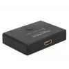 DeLock HDMI 2 pret 1 komutators, divvirzienu, 4K 60 Hz - Video/Audio komutators - 2 x HDMI - galddatoram