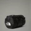 Duffel bag The North Face Base Camp S — 50 L, neilons/poliesteris, melna/balta
