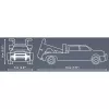 Cobi Wrecker Tow Truck RAM 3500 konstruēšanas rotaļlieta COBI-24611, ķieģeļu komplekts