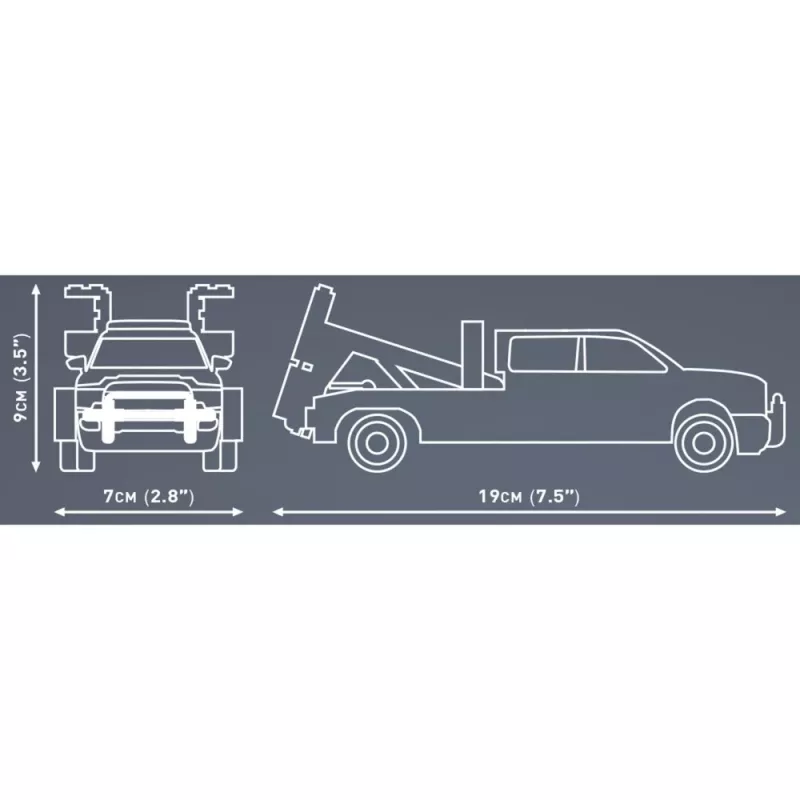 Cobi Wrecker Tow Truck RAM 3500 konstruēšanas rotaļlieta COBI-24611, ķieģeļu komplekts