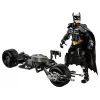 LEGO® DC Batman™: Betmeno konstruējamā figūriņa un motocikls 76273
