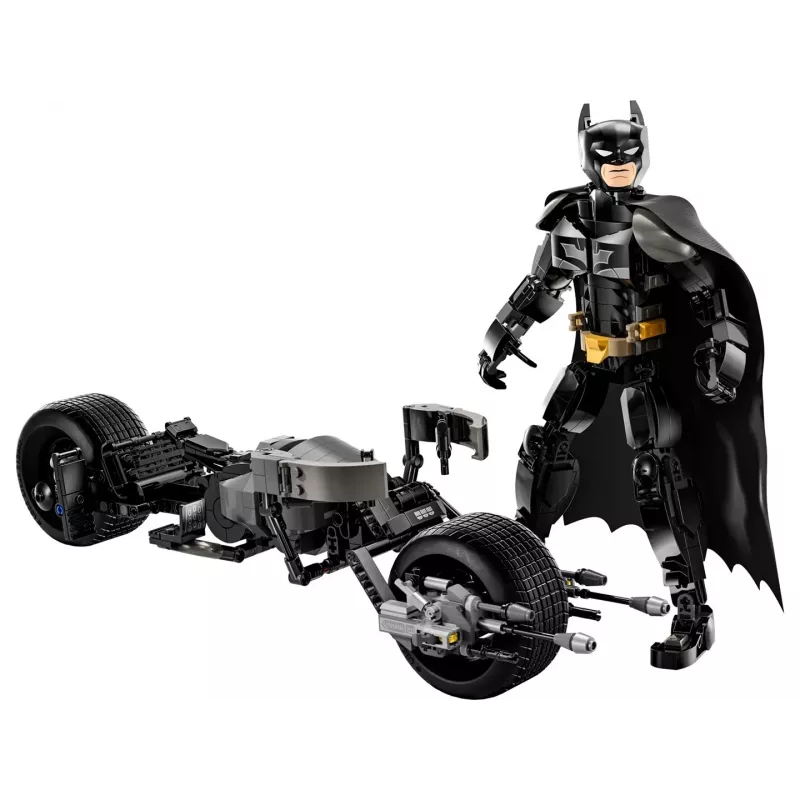 LEGO® DC Batman™: Betmeno konstruējamā figūriņa un motocikls 76273