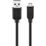 Wentronic 93918 mobilā tālruņa kabelis, melns