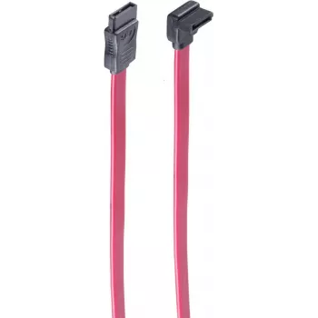 SATA kabelis ShiverPeaks BS78243-0.5 0.5m Melns Sarkans