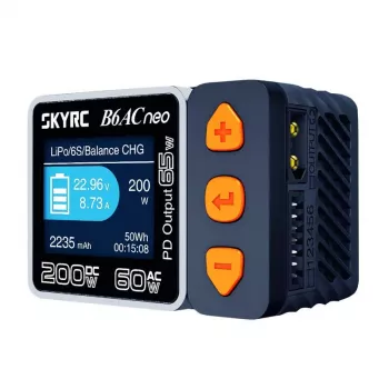 Akumulatora lādētājs SkyRC B6AC Neo 10A AC DC LiPo Li-Ion LiFePO4